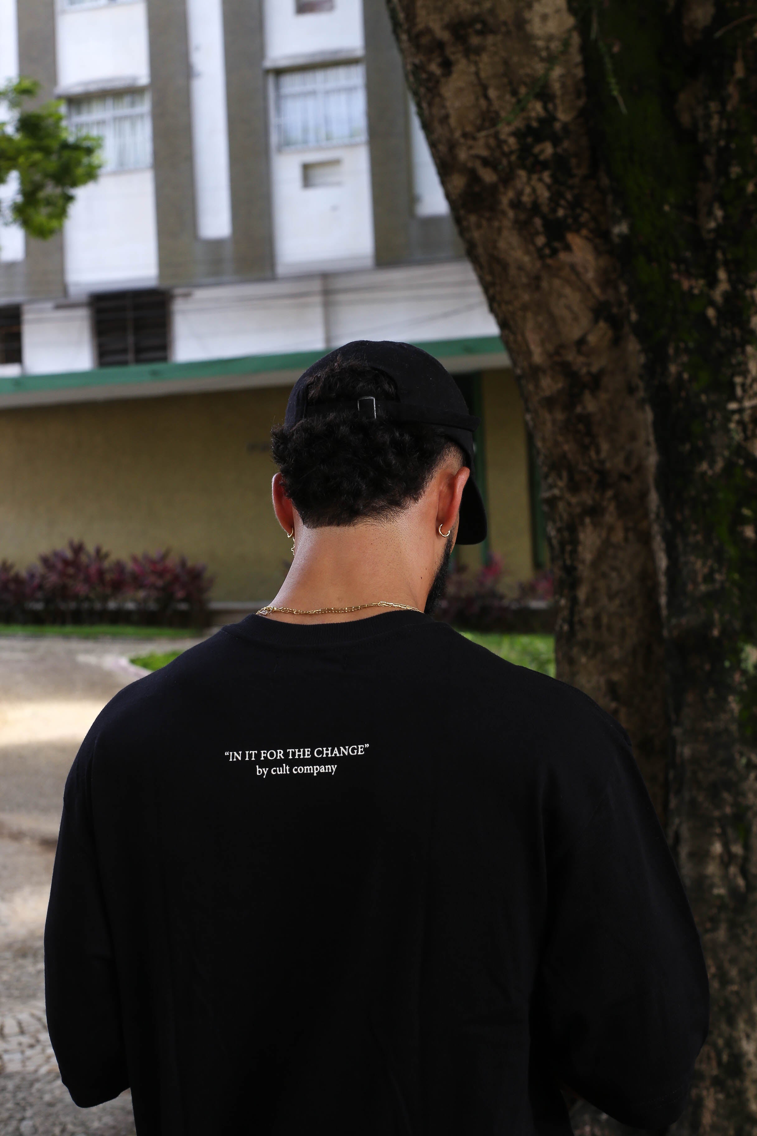 "IN IT FOR THE CHANGE" TEE